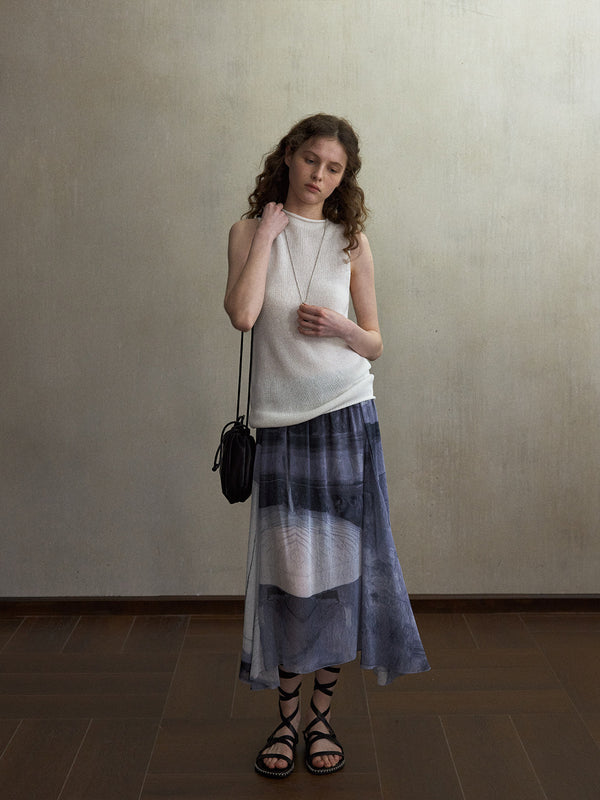 Cinder Drift Print Skirt