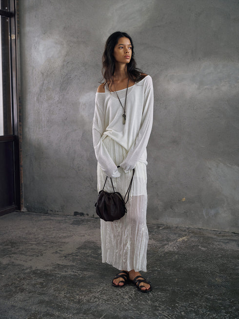 Sombra Top in maglia con piega