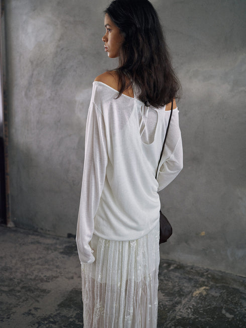 Sombra Top in maglia con piega