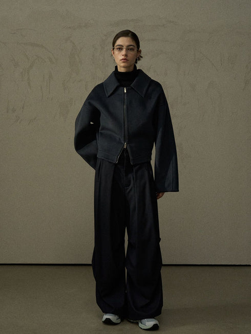 Motion Double-Faced Wool Jacket