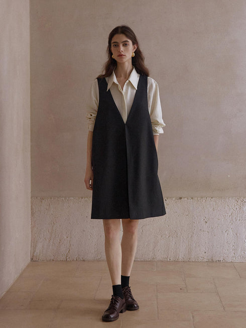 Echo Robe droite col en V