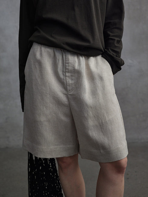 Sombra Textured A-Line Shorts