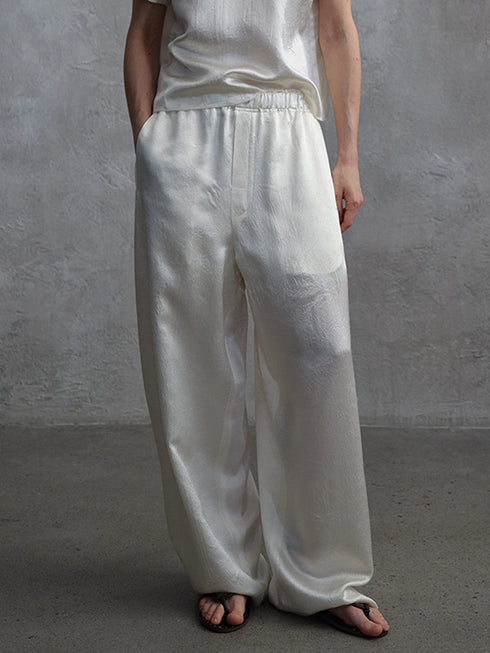 Eclipse Satin Column Trousers