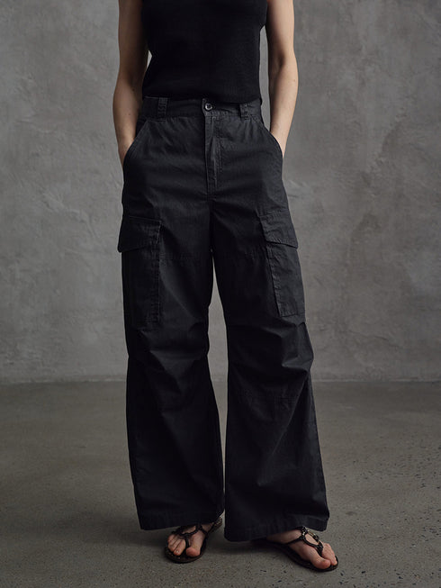 Lucent Washed Cargo Trousers