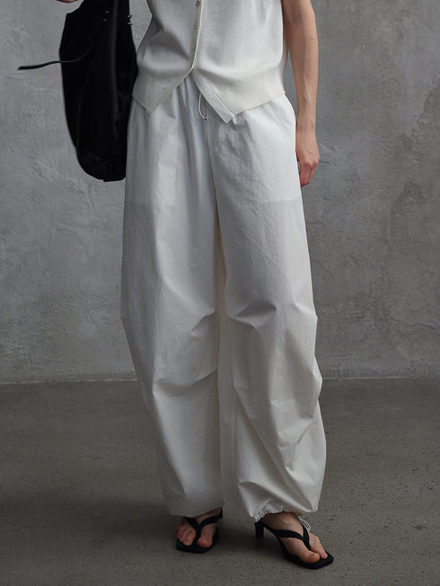 Halo Drawstring Balloon Trousers