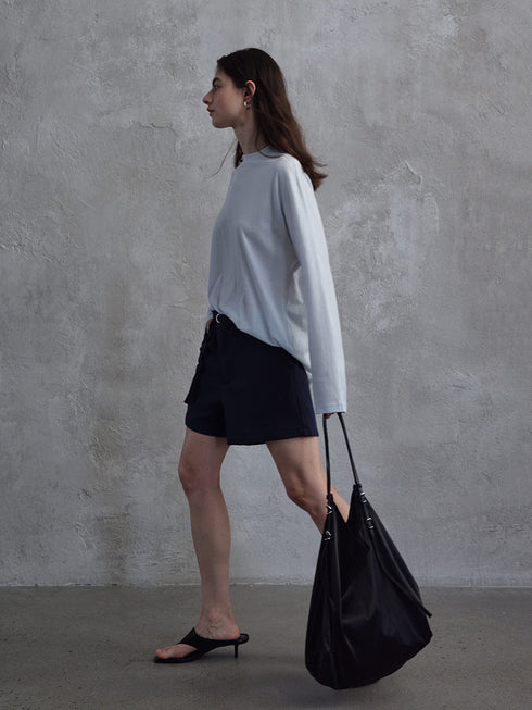 Inkveil Belted Shorts