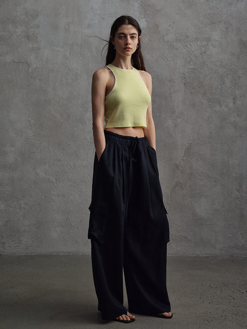Vesper Cargo Drawstring Trousers