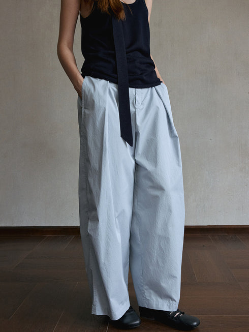 Lumen Pleated Wide-Leg