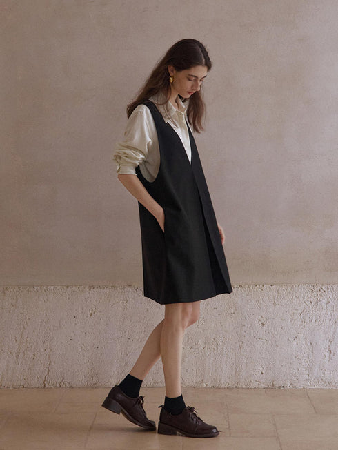 Echo Robe droite col en V