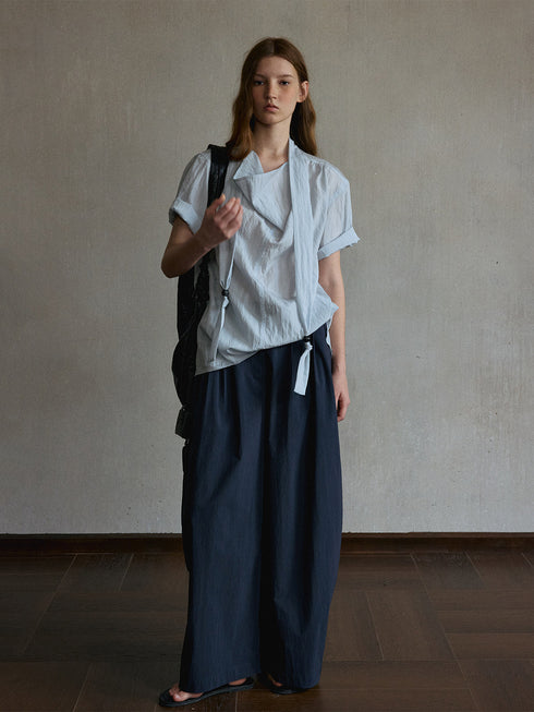 Zephyr Asymmetric Lyocell Shirt