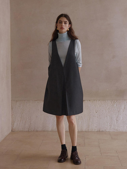 Echo Robe droite col en V