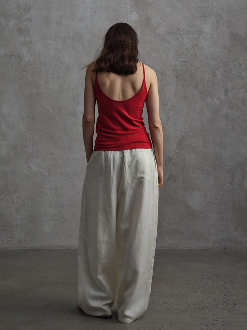 Nocturne Lyocell-Linen Trousers