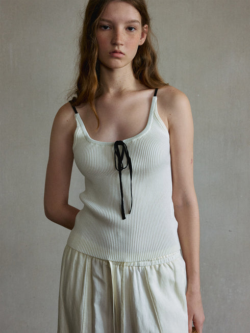 Halo Tie-Front Cami
