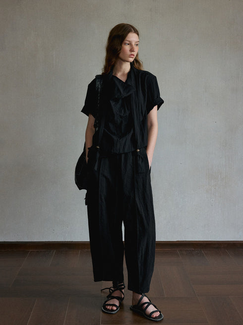 Zephyr Asymmetric Lyocell Shirt