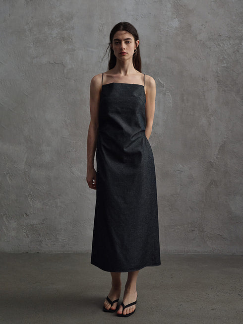 Obscura Square-Neck Dress