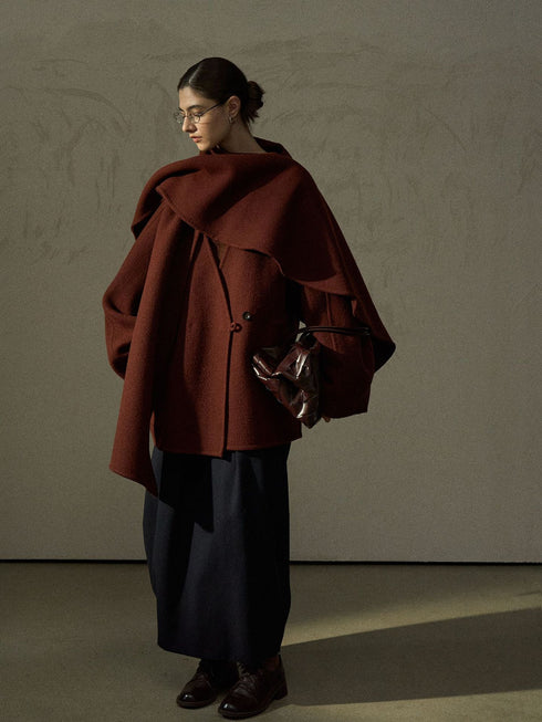 Dulton Toggle-Front Double-Faced Wool Jacket