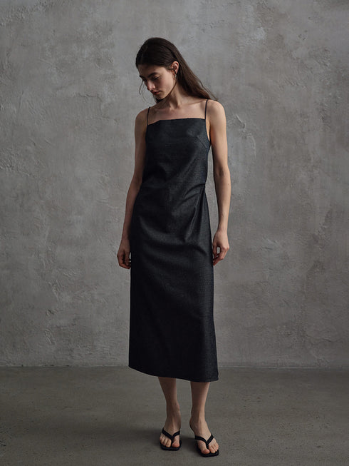 Obscura Square-Neck Dress
