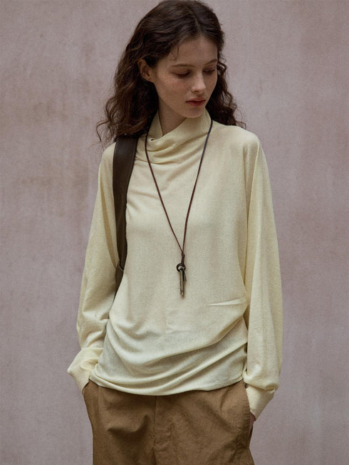 Zenya Wool Bat Pullover