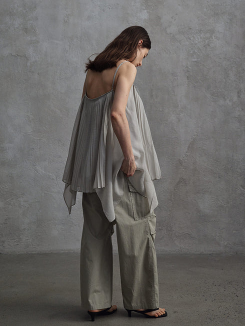 Lucent Washed Cargo Trousers