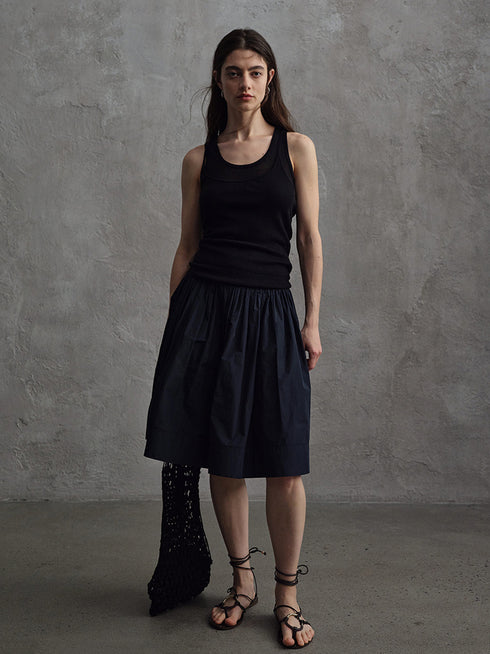Nightfall Pleated Skirt