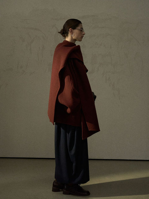 Dulton Toggle-Front Double-Faced Wool Jacket