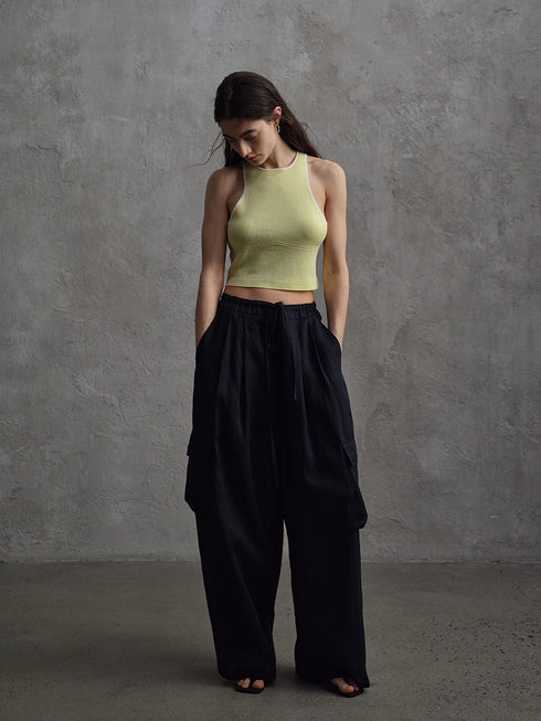 Vesper Cargo Drawstring Trousers