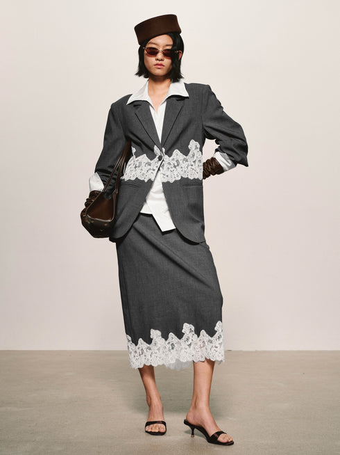 Square Leather Mule