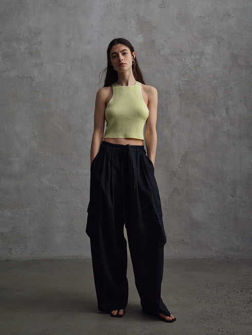 Vesper Cargo Drawstring Trousers