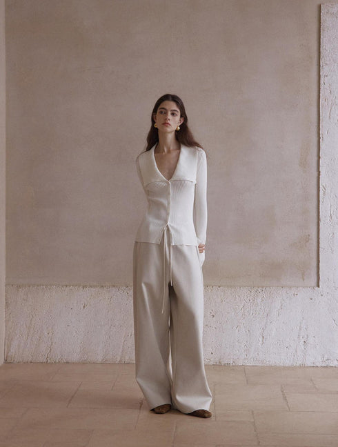 Liora Cardigan côtelé TENCEL™