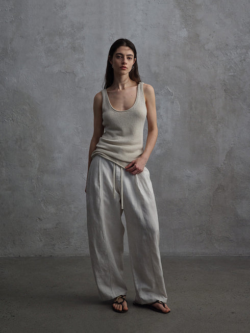 Nocturne Lyocell-Linen Trousers