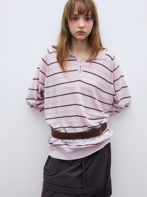 Breezelane Wool Stripe Top