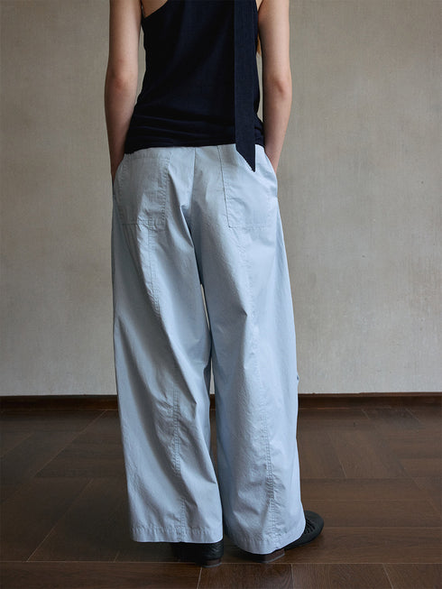Lumen Pleated Wide-Leg
