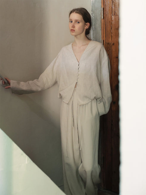 Veste à cravate en ardoise