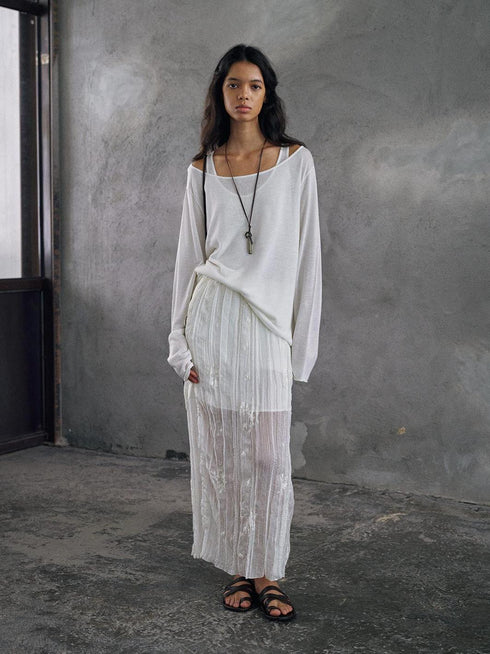 Sombra Top in maglia con piega