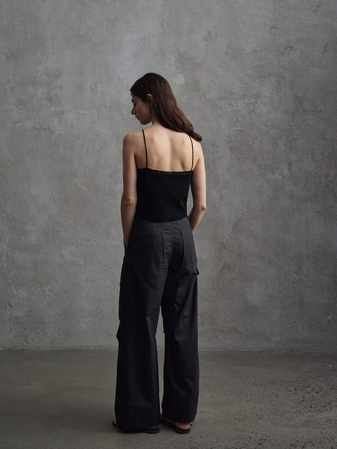 Lucent Washed Cargo Trousers