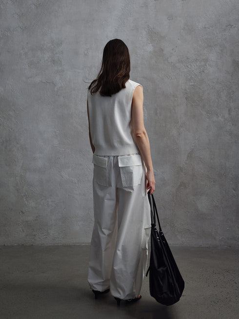 Frost Textured V-Neck Vest