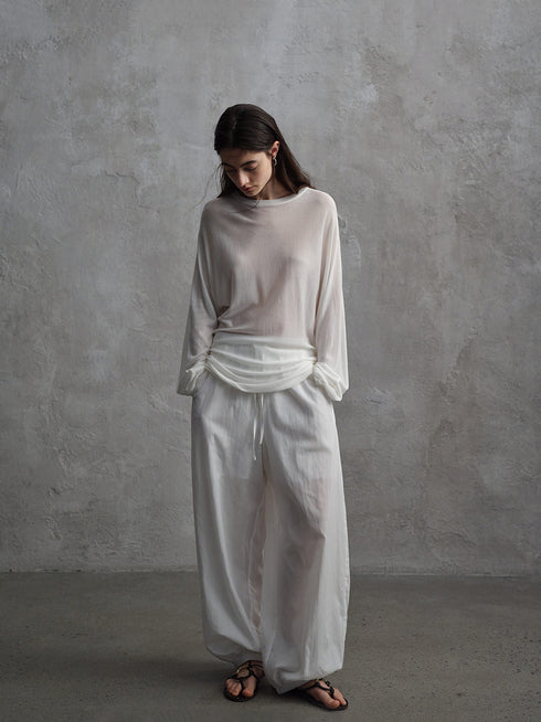 Top in Maglia Trasparente Haze
