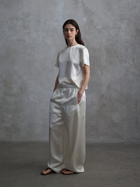 Eclipse Satin Column Trousers