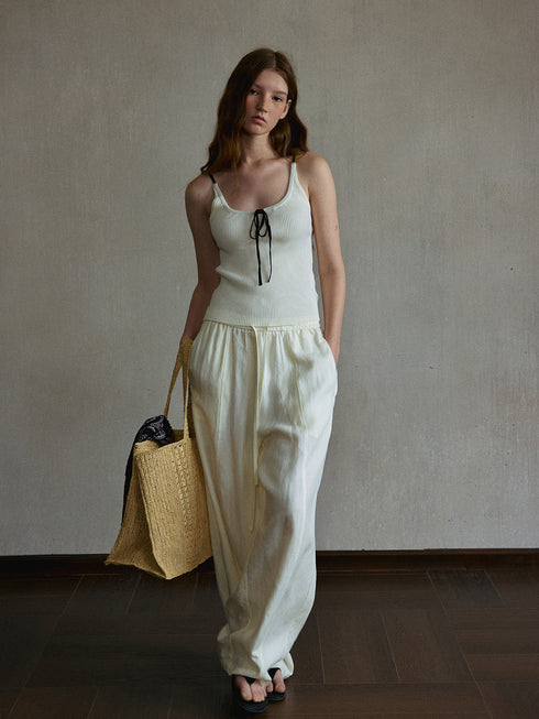 Halo Tie-Front Cami