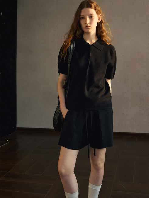 Neris Wool Polo Top