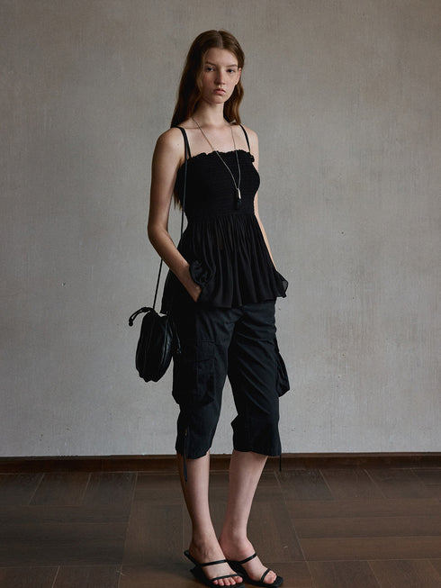 Lucent Cropped Cargo