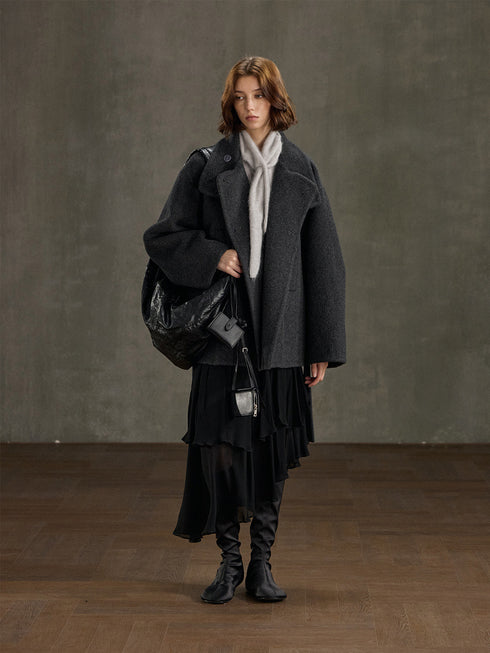 Corvian Wool Short Coat