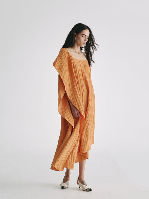 Abito sottoveste drappeggiato Halo