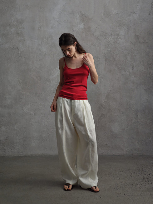 Nocturne Lyocell-Linen Trousers