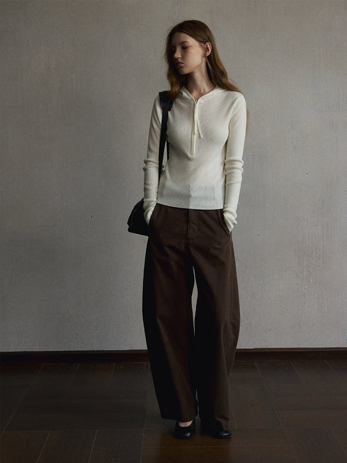 Aven Wool Hooded Top