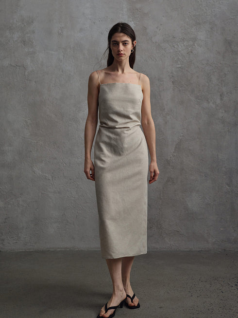 Obscura Square-Neck Dress