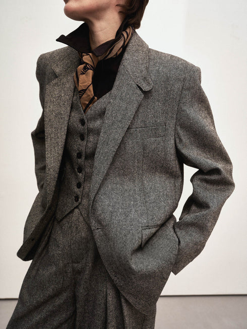 Orris Double-Breasted Wool Blazer