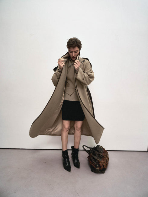 Astra Fold Collar Coat