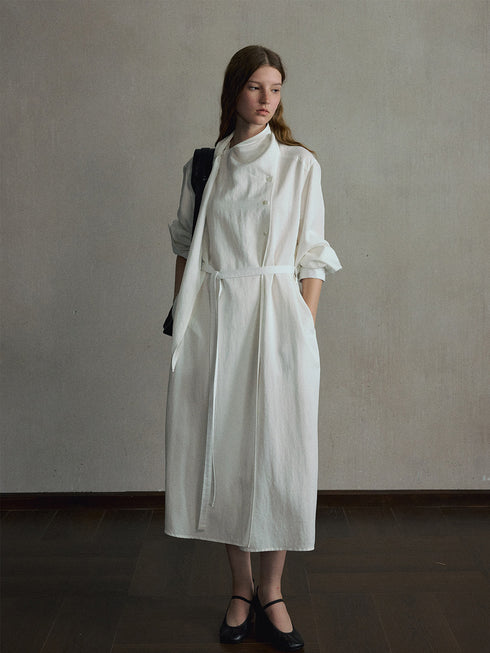 Talia Scarf Lyocell Dress