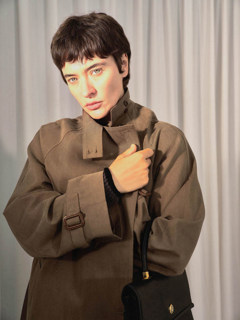 Eira Belted Tencel Coat